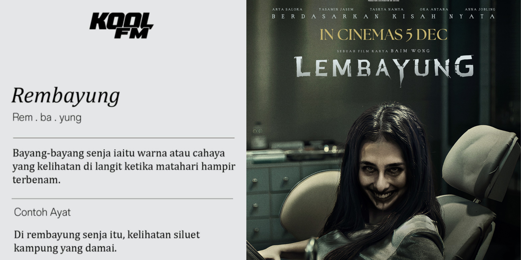 "Rembayung" vs "Lembayung" name curiosity that sparked organic Malaysian humor.