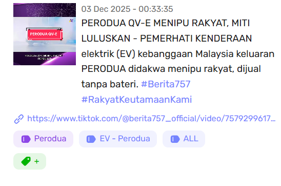 Automotive content creator @berita757_official shares in-depth EV car reviews in Malaysia, along with up-to-date electric vehicle news and insights